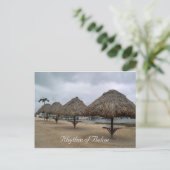 Rhythm van Belize Palapas Briefkaart (Staand voorkant)