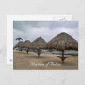 Rhythm van Belize Palapas Briefkaart (Voorkant / Achterkant)