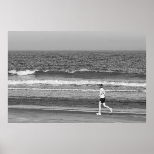 Rhythm van de kunstdrukkunst in de oceaan poster (Voorkant)