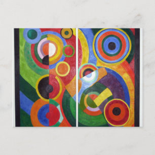 Rhythm van Robert Delaunay Briefkaart