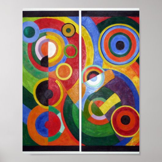 Rhythm van Robert Delaunay Poster (Voorkant)