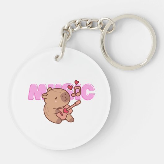 Rhythmic Capy Sleutelhanger (Achterkant)