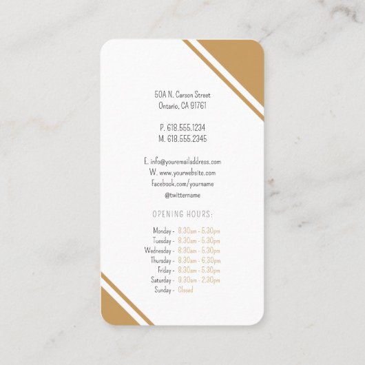 Rhythmic | Dance Visitekaartje (Achterkant)