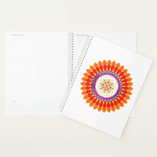 Rhythmic Euphoria Mandala  Planner (Display)