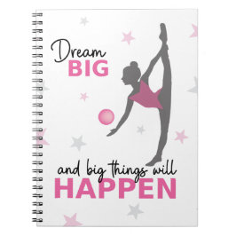 Rhythmic Gymnast Dream Big Inspirational Spiral No Notitieboek
