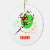 Rhythmic Gymnast Personalized Ornament (Links)