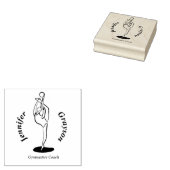 Rhythmic Gymnast Rubberstempel (Gestempeld)