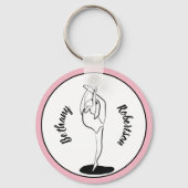Rhythmic Gymnast Sleutelhanger (Voorkant)