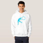 Rhythmic Gymnastic Cijfer - Sky Blue Hoodie (Voorkant volledig)