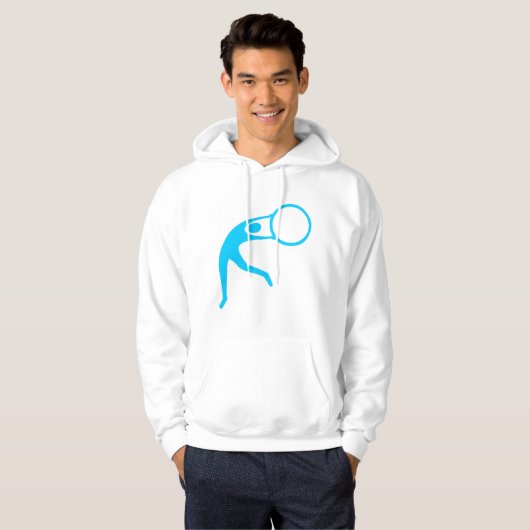 Rhythmic Gymnastic Cijfer - Sky Blue Hoodie (Voorkant volledig)
