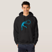 Rhythmic Gymnastic Cijfer - Sky Blue Hoodie (Voorkant volledig)