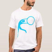Rhythmic Gymnastic Cijfer - Sky Blue T-shirt (Voorkant)