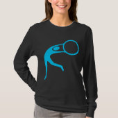 Rhythmic Gymnastic Cijfer - Sky Blue T-shirt (Voorkant)