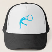 Rhythmic Gymnastic Cijfer - Sky Blue Trucker Pet (Voorkant)