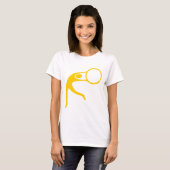 Rhythmic Gymnastic Figuur - Amber T-shirt (Voorkant volledig)