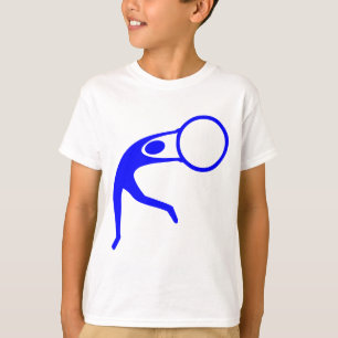 Rhythmic Gymnastic Figuur - Blauw T-shirt