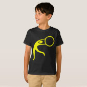 Rhythmic Gymnastic Figuur - Geel T-shirt (Voorkant volledig)