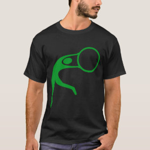 Rhythmic Gymnastic Figuur - Groen gras T-shirt