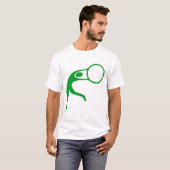 Rhythmic Gymnastic Figuur - Groen gras T-shirt (Voorkant volledig)