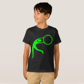 Rhythmic Gymnastic Figuur - Groen T-shirt (Voorkant volledig)