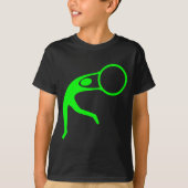 Rhythmic Gymnastic Figuur - Groen T-shirt (Voorkant)