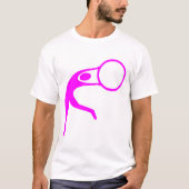 Rhythmic Gymnastic Figuur — Magenta T-shirt (Voorkant)