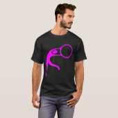 Rhythmic Gymnastic Figuur — Magenta T-shirt (Voorkant volledig)