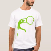Rhythmic Gymnastic Figuur - Martian Green T-shirt (Voorkant)