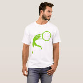 Rhythmic Gymnastic Figuur - Martian Green T-shirt (Voorkant volledig)