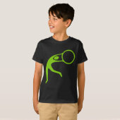 Rhythmic Gymnastic Figuur - Martian Green T-shirt (Voorkant volledig)