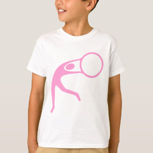 Rhythmic Gymnastic Figuur - Roze T-shirt