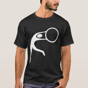 Rhythmic Gymnastic Figuur — Wit T-shirt