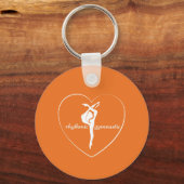 Rhythmic gymnastic love sleutelhanger (Voorkant)