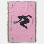 Rhythmic Gymnastics Ball Routine Glam Deken (Voorkant Verticaal)