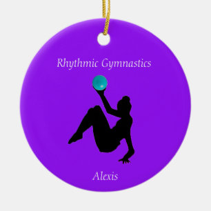 Rhythmic Gymnastics Ball Routine Keramisch Ornament