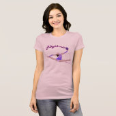 Rhythmic Gymnastics Ball Split Leap T-shirt (Voorkant volledig)