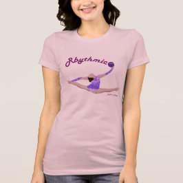 Rhythmic Gymnastics Ball Split Leap T-shirt