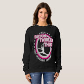 rhythmic gymnastics  baton twirling retro for girl trui (Voorkant volledig)