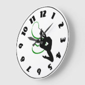 Rhythmic Gymnastics Clock Grote Klok (Hoek)