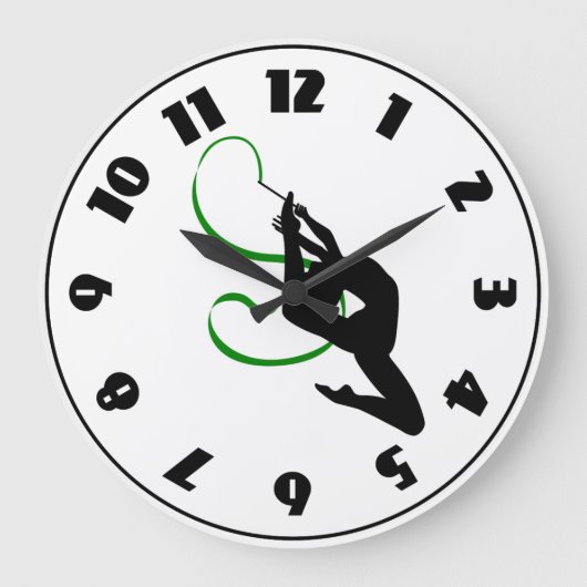 Rhythmic Gymnastics Clock Grote Klok (Voorkant)