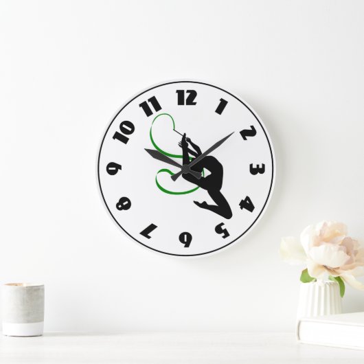 Rhythmic Gymnastics Clock Grote Klok (Huis)
