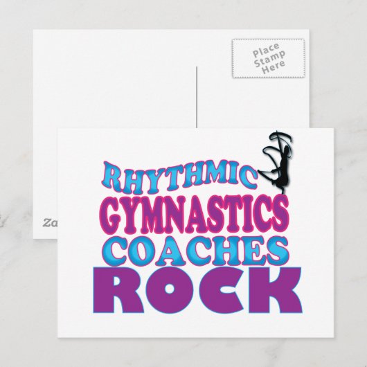 Rhythmic Gymnastics Coaches Gifts Briefkaart (Voorkant / Achterkant)