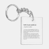 Rhythmic Gymnastics Definition Sleutelhanger (Voorkant Links)