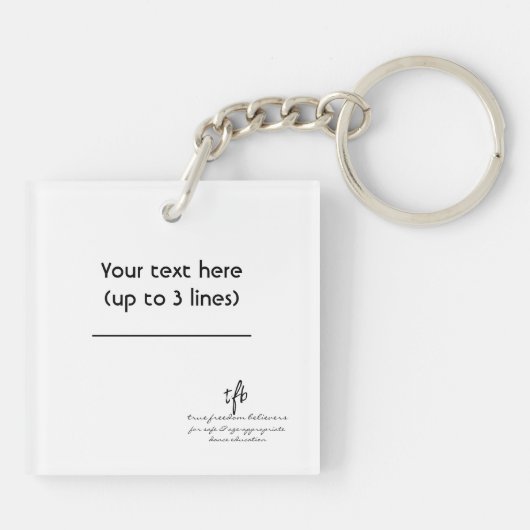 Rhythmic Gymnastics Definition Sleutelhanger (Achterkant)