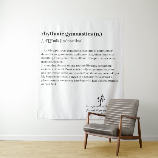 Rhythmic Gymnastics Definition Wandkleed (In situ)