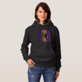 Rhythmic Gymnastics Female Gymnast Inspiring Queen Hoodie (Voorkant volledig)