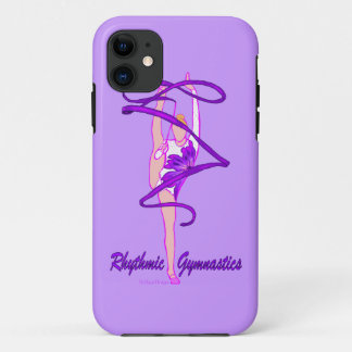 Rhythmic Gymnastics Flower Ribbon iPhone 5 Hoesje