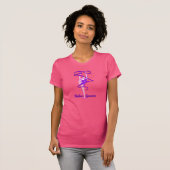 Rhythmic Gymnastics Flower Ribbon T-Shirt (Voorkant volledig)