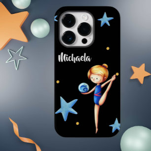 Rhythmic Gymnastics Girl met Ball Typografie Case-Mate iPhone 14 Pro Hoesje
