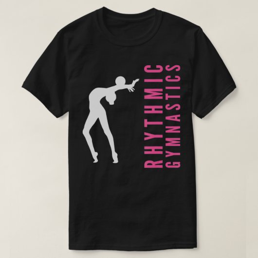 Rhythmic Gymnastics Gymnast met kogel T-shirt (Design voorkant)